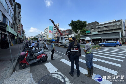 美化新明市場周邊市容景觀 封閉明德路左右各一車道嚴格取締違規