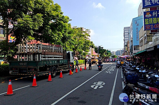 美化新明市場周邊市容景觀 封閉明德路左右各一車道嚴格取締違規