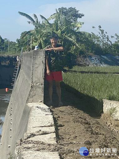 後壁區遭八掌溪堤防潰堤成災 童小芸告發南市水利局等三機關