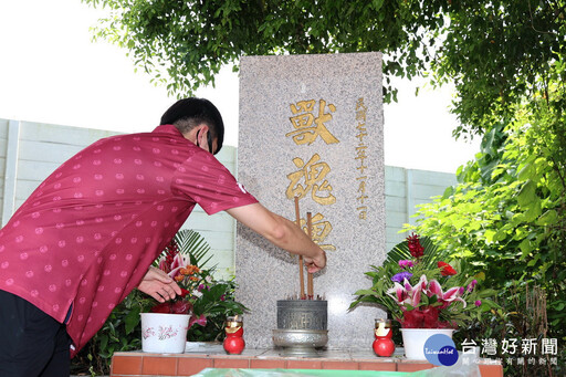 南投縣農產運銷公司普度法會 許淑華率領開香感恩祈福