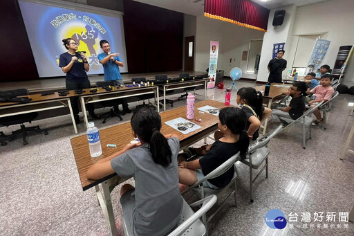 草屯警分局小小警察體驗 陪伴學童歡度暑假