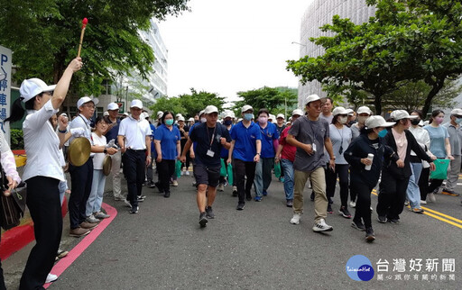 享健康樂活 高市臨廣科技產業園區辦百人健走暨闖關活動