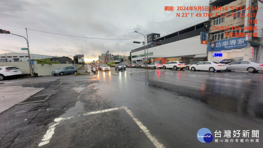 台南午後強降雨 雨勢趨緩即退水