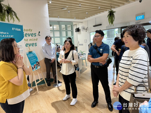 推動臺東樂齡友善城市 饒慶鈴率團考察新加坡高齡者公共住宅