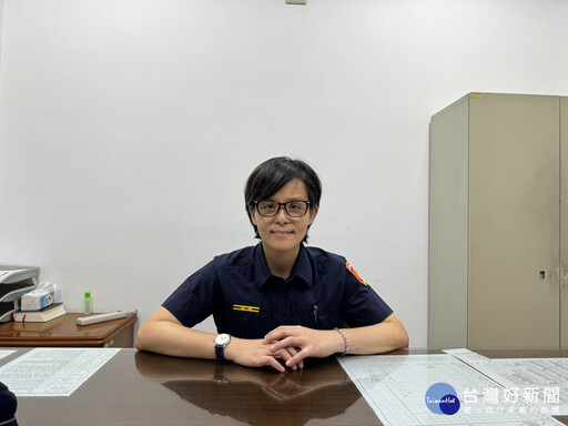 嘉市警首位女性所長 陳紀汎今就任