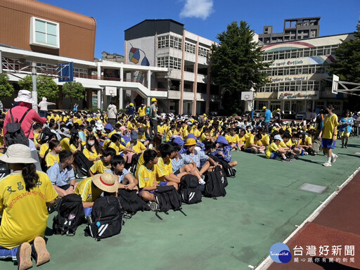 桃市學校國家防災日演練開跑 文昌國中首辦地震避難示範觀摩