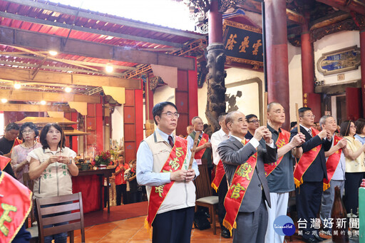 祀典大天后宮舉行秋祭大典 黃偉哲祈求國泰民安風調雨順