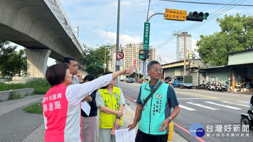 中市南區東興路特殊時相號誌綠燈秒差竟為「零」 「待左轉車」無所適從