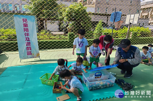 配合國家防災日 佳里辦幼兒園地震避難演練