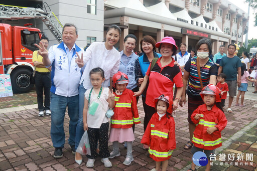 國家防災日暨921震災25週年防災宣導 體育場擠滿人潮體驗