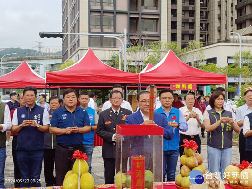 泰山消防分隊工程動土 提升塭仔圳地區消防安全