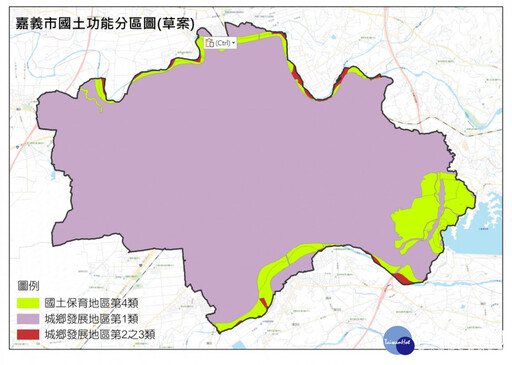 嘉義市通過國土功能分區圖 將函報內政部審議