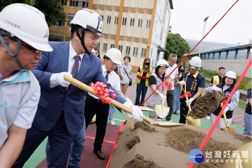 落實「新竹好學•安心就學」教育願景 香山國小新建校舍工程開工