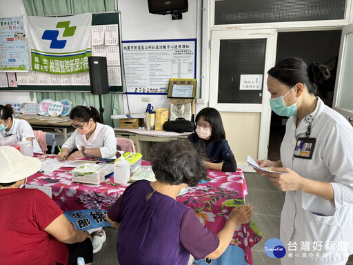 桃園醫院新屋分院深入沿海社區 義診守護居民健康