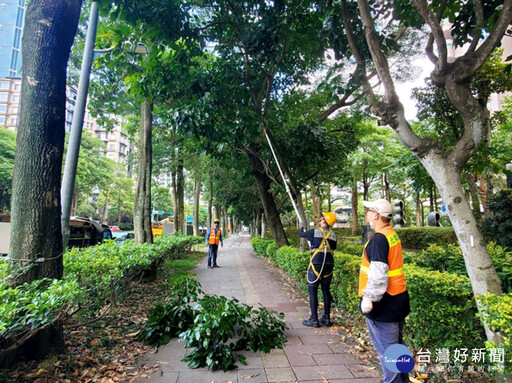 預應山陀兒颱風侵臺 北市公園處完成防颱整備