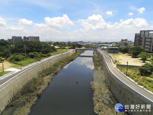 因應極端氣候挑戰 黃偉哲積極推動治水工作