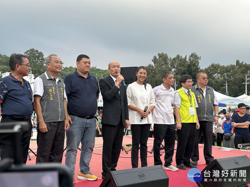 韓國瑜抵南投茶博 肯定縣府深具遠光助茶業推廣