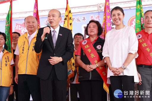 北極玄天上帝飛昇得道 韓國瑜、許淑華祈求國泰民安