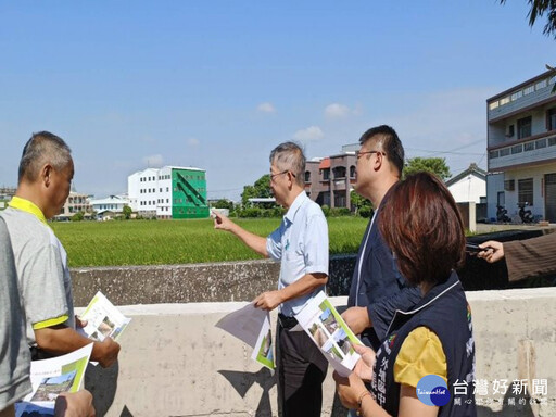 外埔后里圳第三排水護岸裂損 施志昌爭取100萬修復