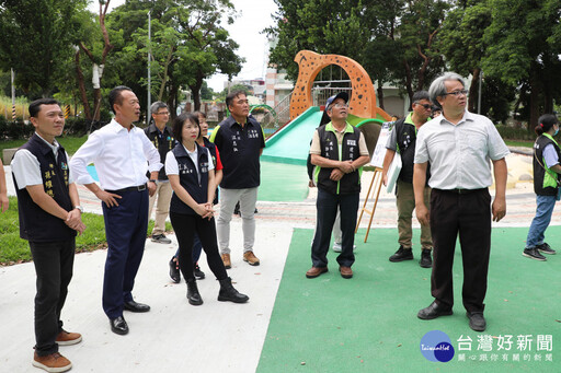 嘉縣溪口新地標 鵪鶉兒童遊戲公園完工啟用