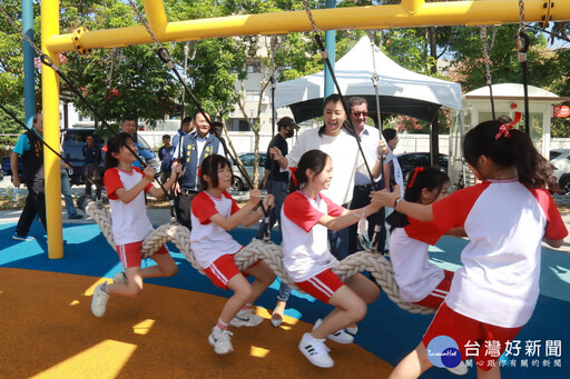 草屯酷比親子運動公園啟用 打造共融遊憩新地標