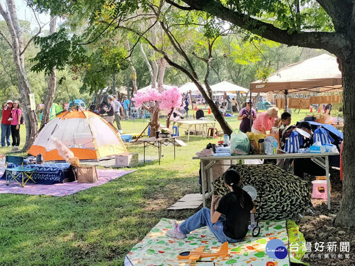 彰化市香山步道東方公園重新開放 千坪「野餐趴」民眾樂開懷