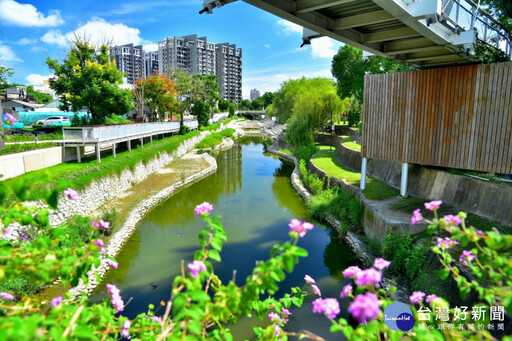 重塑「豐葦之原」在地水岸記憶 中市軟埤仔溪水環境改善工程竣工