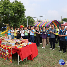 社頭公園兒童遊戲場改善計畫動土 多種攀爬設施在安全友善的環境中盡情玩耍