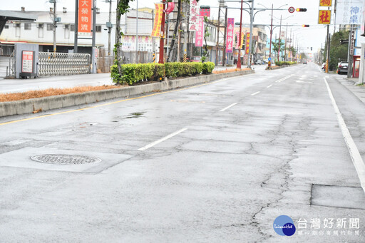 王惠美視察福興鄉彰鹿路六段道路 改善道路不平投入千萬元