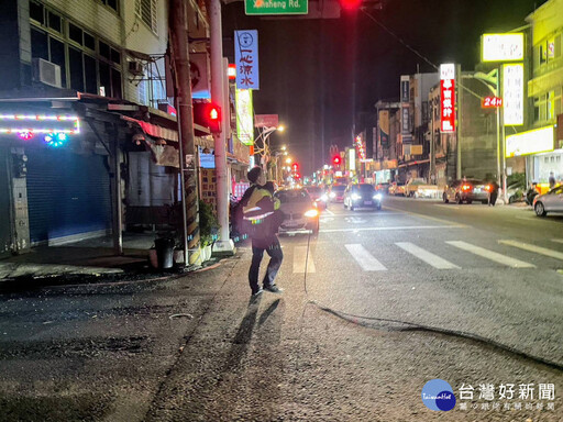 康芮颱風攜豪雨狂風 桃園警方連日救災確保民眾安全