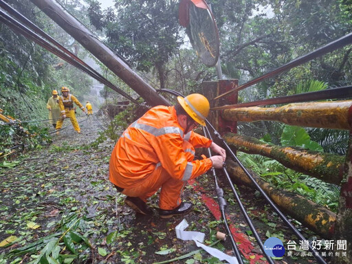 康芮颱風造成停電 台電北南區處力拼全面復電