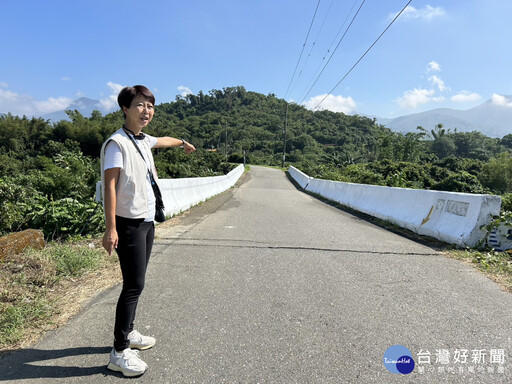 台南東原2號橋下陷、將軍區哈密瓜農損嚴重 立委陳亭妃爭取復建與補助