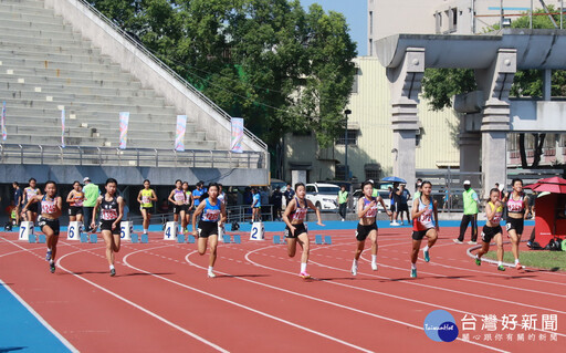 全國中等學校田徑錦標賽開幕 22縣市5國選手競技