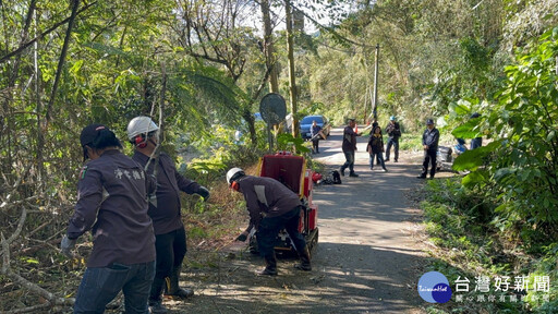 康芮颱風造成復興區農災 桃市府出動無人機科技勘災