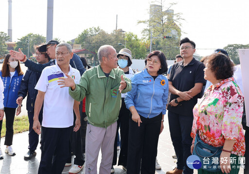 行人庇護島反危害交通安全？ 張麗善實勘會商改善方案