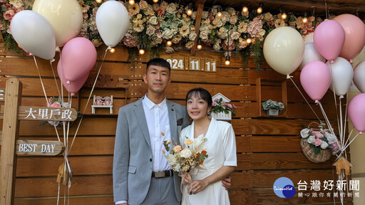 今年最熱門特別結婚日！ 雙11中市302對新人情定終身