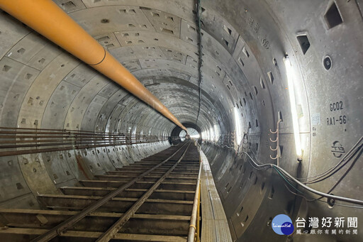 桃園捷運綠線八德區工程重大突破 首條潛盾隧道貫通