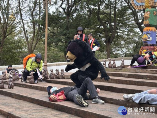 模擬地震及黑熊脫逃產生危機 新竹縣進行大量傷病患實戰演習