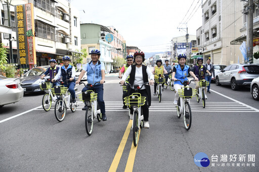 彰化第8個鄉鎮 社頭鄉正式啟用MOOVO公共自行車