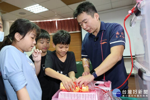 水里消防校園宣導止血救護 小朋友悉心體驗