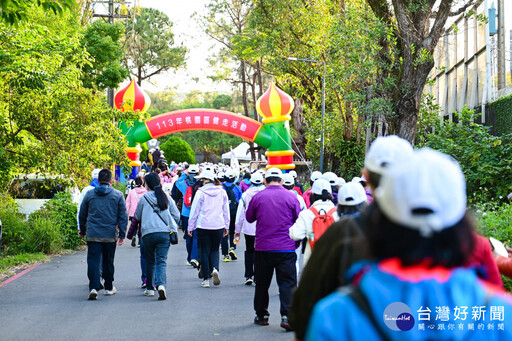 桃園區健走活動 蘇俊賓鼓勵市民養成「運動333」習慣