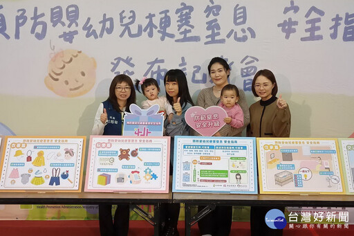 預防嬰幼兒梗塞窒息安全指南 桃婦幼局攜手靖娟基金會製作發送