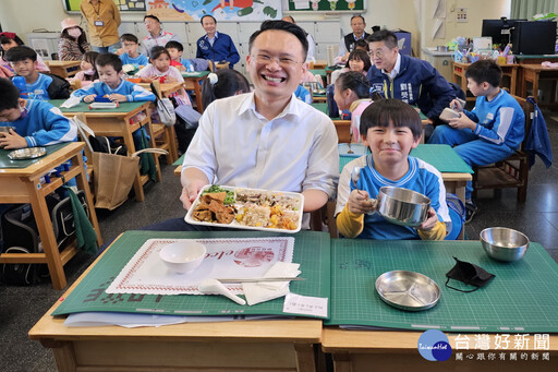 龍元宮建醮茹素結合創意料理 蘇俊賓：推動食農教育珍惜土地生態