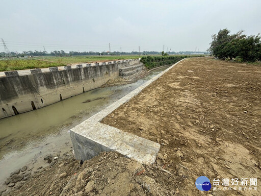 台南新化烏鬼厝溪排水工程竣工 恢復防洪功能