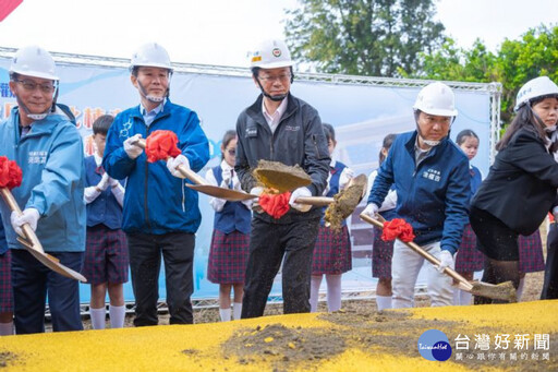 新坡國小北棟校舍整建開工 張善政：提供在地學子良好學習環境