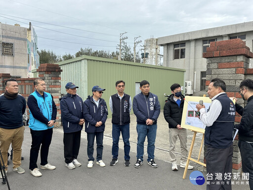 民代聯手爭取經費 新建里籃球場