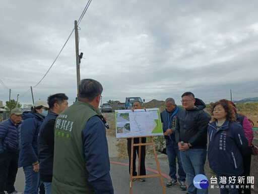 大甲農路狹窄土堤滲漏 議員施志昌爭取經費修復