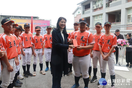 攜手共築棒球夢 名間鄉三光國中棒球隊新建宿舍動土