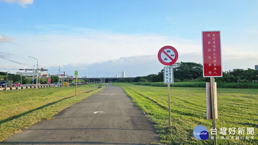 新北河濱自行車道 新增5處8支科技執法