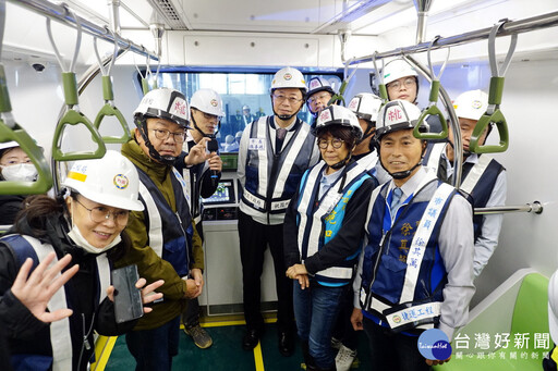 桃捷綠線首列車開箱 張善政：開啟桃園捷運新篇章